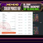 Bukti Jp MEME4D Slot Online 17 Oktober 2025