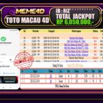 Bukti Jp MEME4D Togel Online 23 Oktober 2025