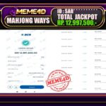 Bukti Jp MEME4D Slot Online 30 Oktober 2025