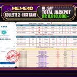 Bukti Jp MEME4D Casino Online 28 Oktober 2025