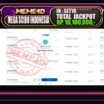 Bukti Jp MEME4D Casino Online 18 Oktober2025