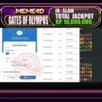 Bukti Jp MEME4D Slot Online 17 Oktober 2025