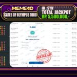 Bukti Jp MEME4D Slot Online 24 Oktober 2025