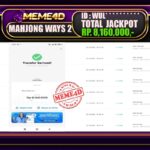 Bukti Jp MEME4D Slot Online 23 Oktober 2025