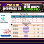 Bukti Jp MEME4D Togel Online 26 Oktober 2025