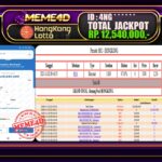 Bukti Jp MEME4D Togel Online 03 November 2025
