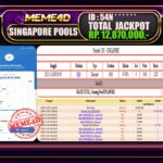 Bukti Jp MEME4D Togel Online 03 November 2025
