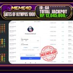 Bukti Jp MEME4D Slot Online 01 November 2025