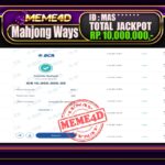 Bukti Jp MEME4D Slot Online 21 November 2025