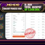 Bukti Jp MEME4D Slot Online 01 November 2025