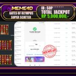 Bukti Jp MEME4D Slot Online 01 November 2025