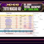 Bukti Jp MEME4D Togel Online 29 Desember 2025