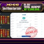 Bukti Jp MEME4D Slot Online 03 Desember 2025