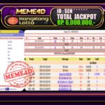 Bukti Jp MEME4D Togel Online 03 Desember 2025