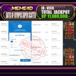Bukti Jp MEME4D Slot Online 30 Desember 2025