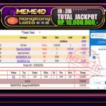 Bukti Jp MEME4D Togel Online 12 Desember 2025