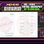 Bukti Jp MEME4D Slot Online 25 Januari 2026
