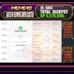 Bukti Jp MEME4D Slot Online 24 Januari 2026