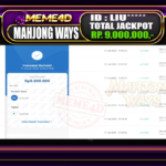 Bukti Jp MEME4D Slot Online 17 Januari 2026