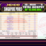 Bukti Jp MEME4D Togel Online 25 Januari 2026