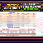 Bukti Jp MEME4D Togel Online 31 Januari 2026