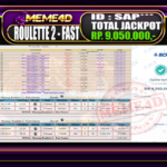 Bukti Jp MEME4D Casino Online 22 Januari 2026