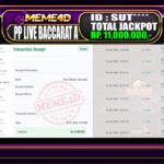 Bukti Jp MEME4D Casino Online 19 Januari 2026