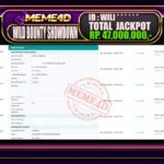 Bukti Jp MEME4D Slot Online 22 Januari 2026