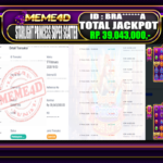 Bukti Jp MEME4D Slot Online 17 February 2026