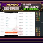 Bukti Jp MEME4D Slot Online 11 February 2026