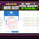 Bukti Jp MEME4D Slot Online 13 February 2026