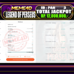 Bukti Jp MEME4D Slot Online 12 February 2026