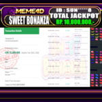 Bukti Jp MEME4D Slot Online 19 February 2026