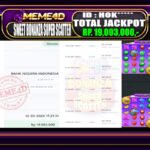 Bukti Jp MEME4D Slot Online 12 March 2026