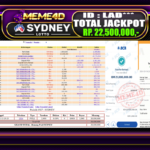 Bukti Jp MEME4D Togel Online 11 March 2026