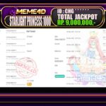 Bukti Jp MEME4D Slot Online 10 March 2026