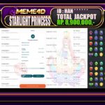 Bukti Jp MEME4D Slot Online 09 March 2026