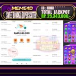 Bukti Jp MEME4D Slot Online 10 March 2026