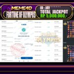 Bukti Jp MEME4D Slot Online 07 March 2026