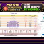 Bukti Jp MEME4D Togel Online 07 March 2026