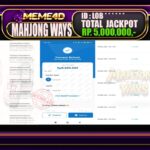 Bukti Jp MEME4D Slot Online 08 March 2026