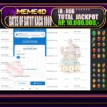 Bukti Jp MEME4D Slot Online 10 March 2026