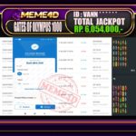 Bukti Jp MEME4D Slot Online 11 March 2026